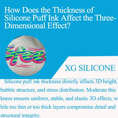 Wie wirkt sich die Dicke der Silikon-Pufftinte auf den dreidimensionalen Effe...