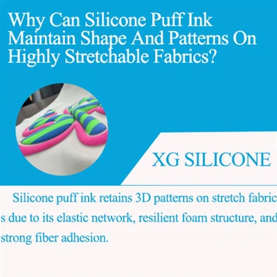 Warum kann Silikon-Pufftinte Form und Muster auf stark dehnbaren Stoffen beib...