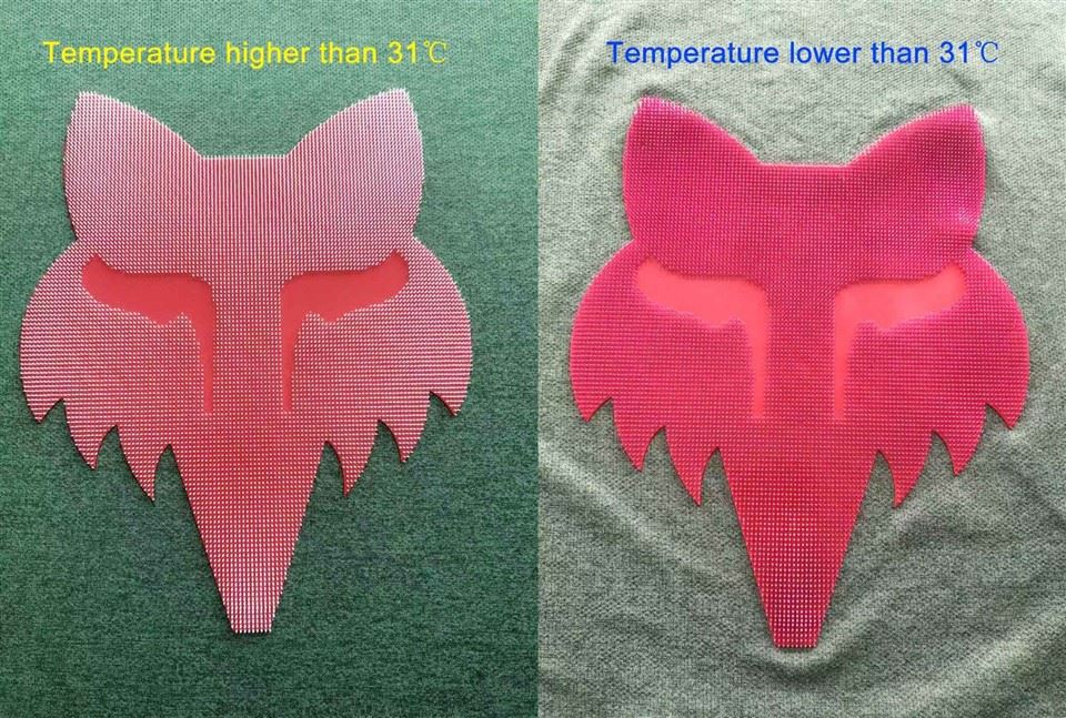 Temperature Changing Silicone Based Ink